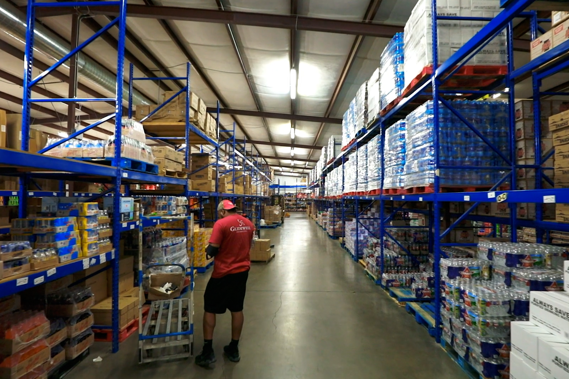 Warehouse-distributing
